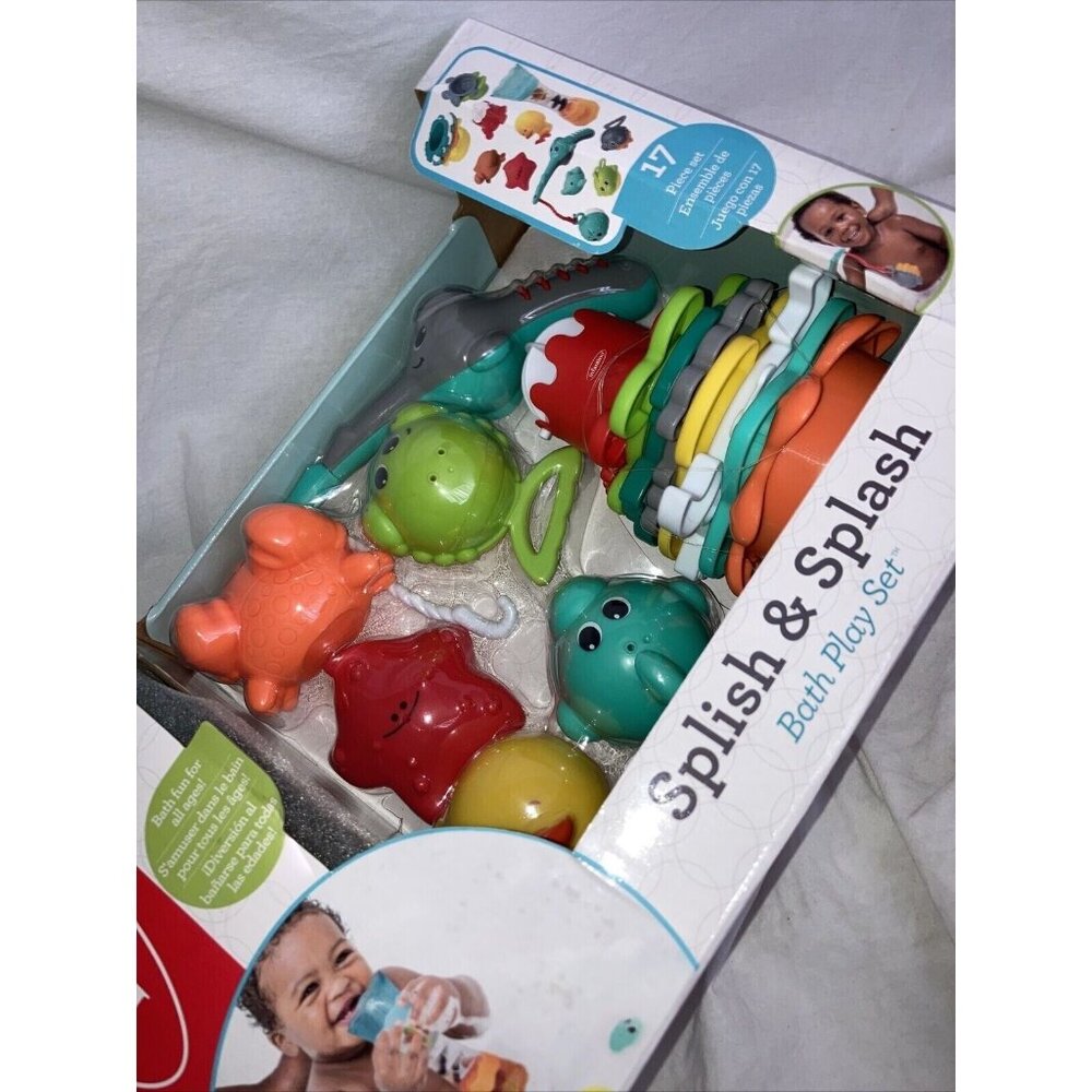 Brand New Seaked Rare Infantino splish & splash bath playset - Picture 7 of 12